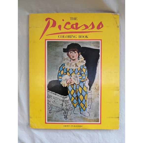 Vtg 1966 THE PICASSO COLORING BOOK; Paintings Rendered in Line by Joseph Solman - Picture 7 of 7